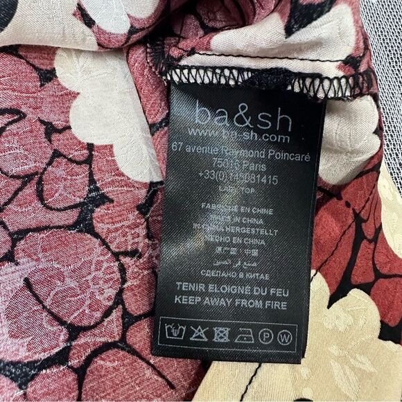 Ba&sh Floral Blouse Sz XS - Picture 11 of 13